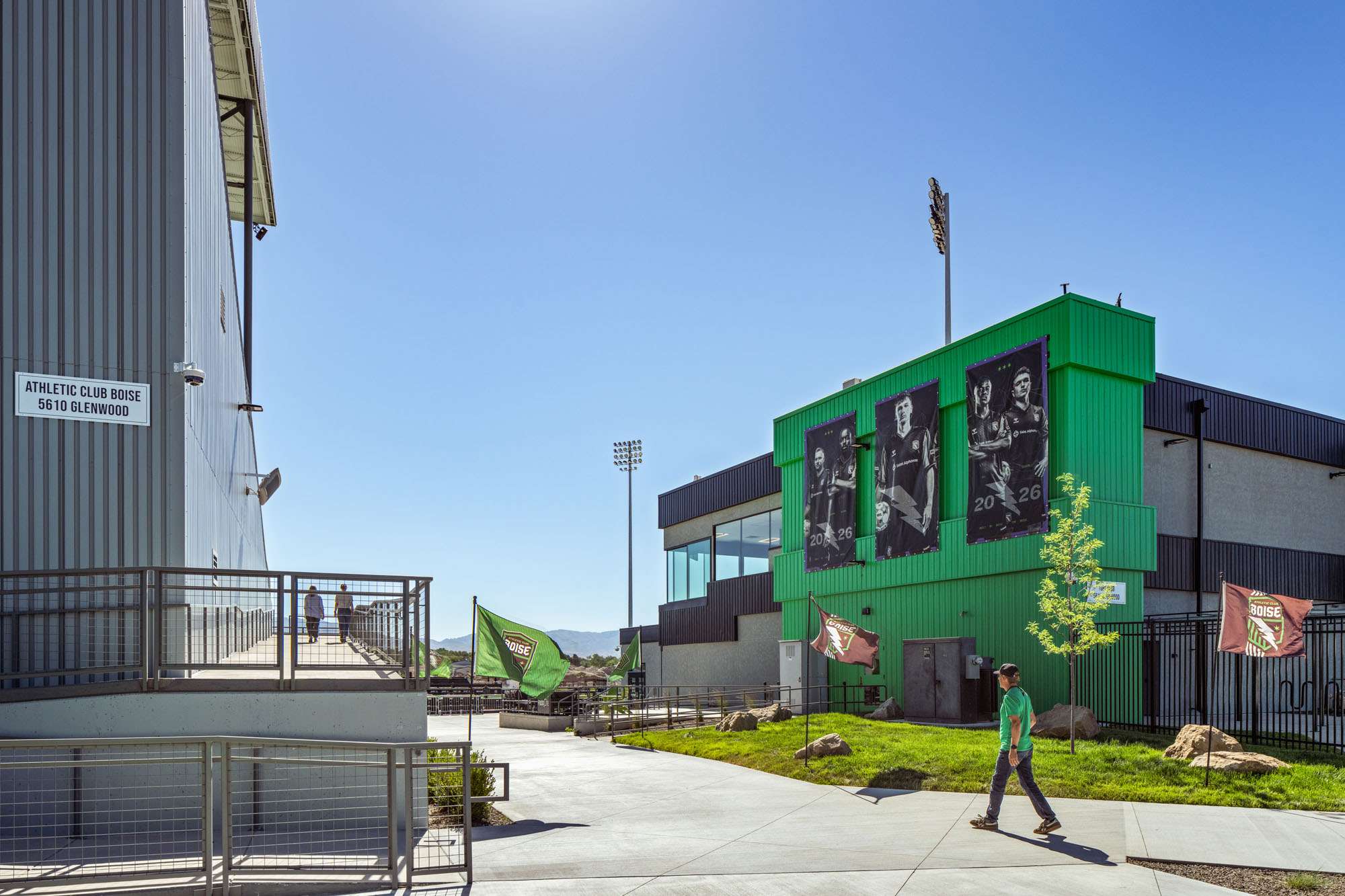 〈アスレチック・クラブ・ボイシ・プロサッカースタジアム(Athletic Club Boise, Professional Soccer Stadium)〉クッシング・テレル(Cushing Terrell)