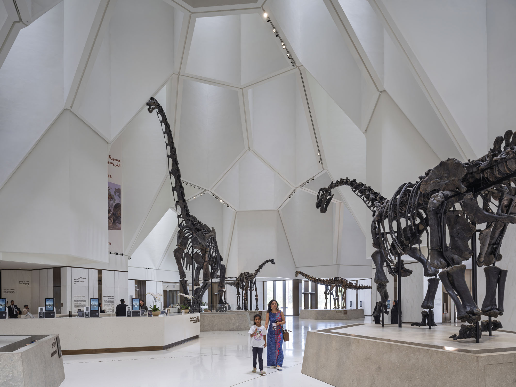 〈アブダビ自然史博物館（Natural History Museum Abu Dhabi）〉メカノー（Mecanoo）、EGIS、ブロードウェイ・マリアン（Broadway Malyan）、パスカル＋ワトソン（Pascal+Watson）、WAHO