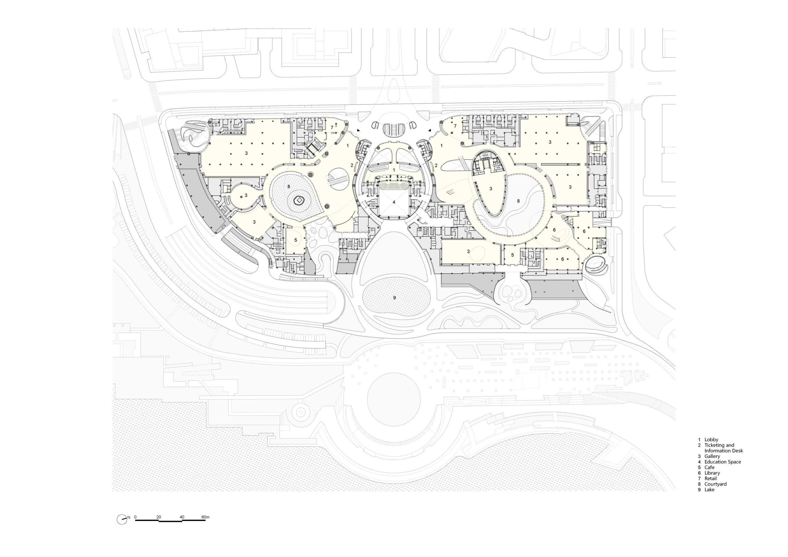 〈深圳湾文化広場(Shenzhen Bay Culture Square)〉MADアーキテクツ