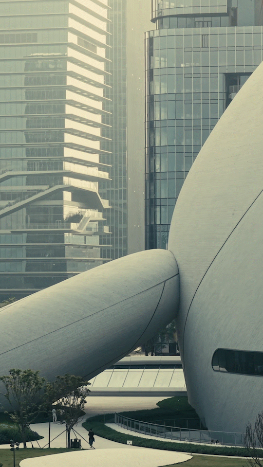 〈深圳湾文化広場(Shenzhen Bay Culture Square)〉MADアーキテクツ