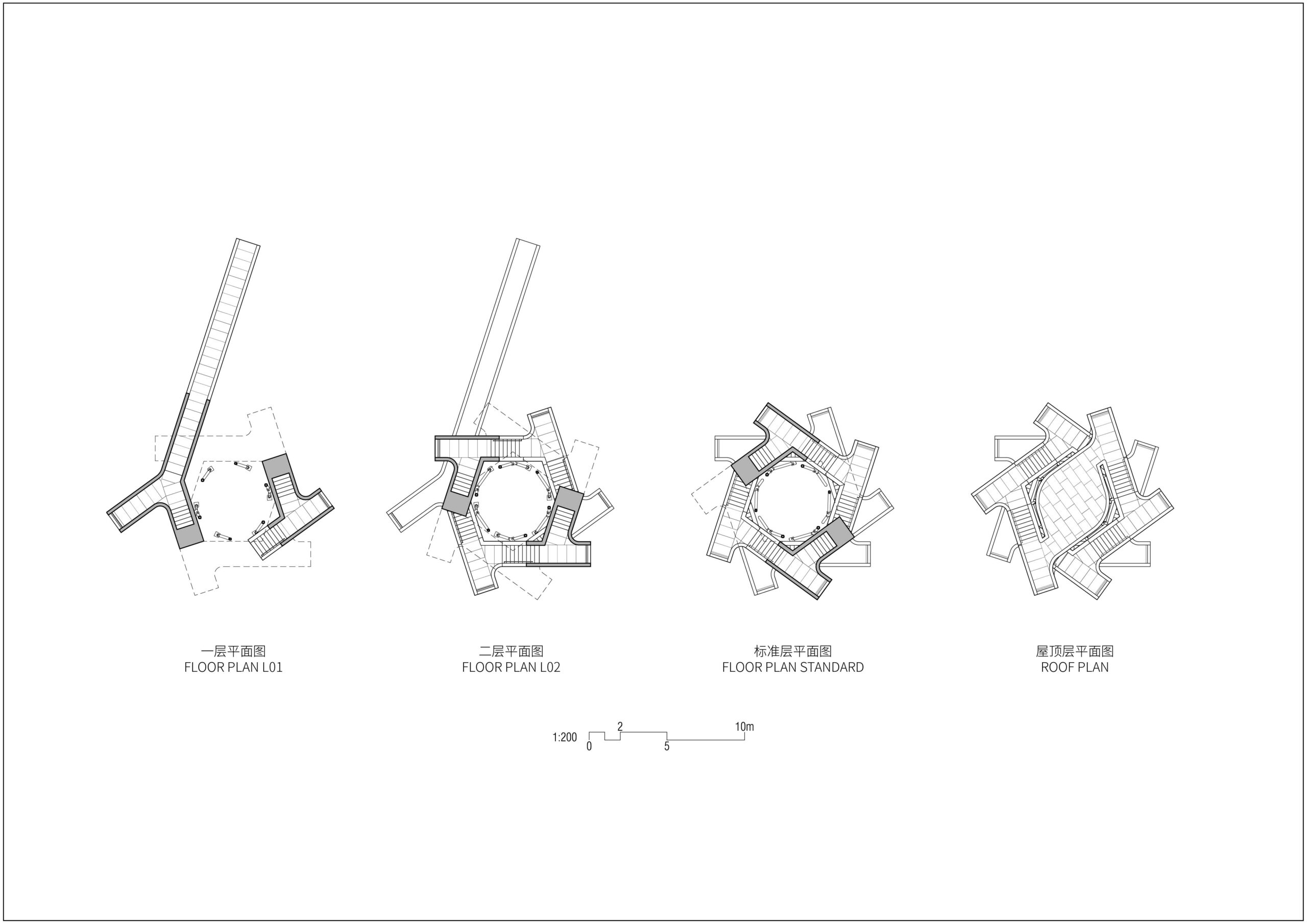 〈陳湖渡り鳥観察塔（Chenhu Migratory Bird Observation Tower）〉相南建築事務所（Xiang Architects）