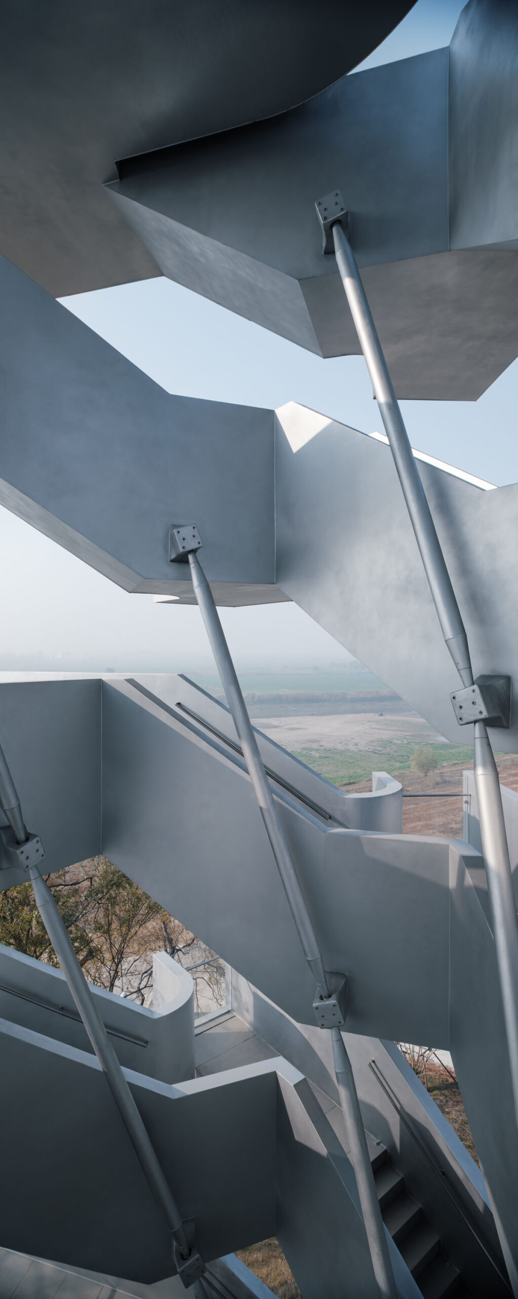 〈陳湖渡り鳥観察塔（Chenhu Migratory Bird Observation Tower）〉相南建築事務所（Xiang Architects）