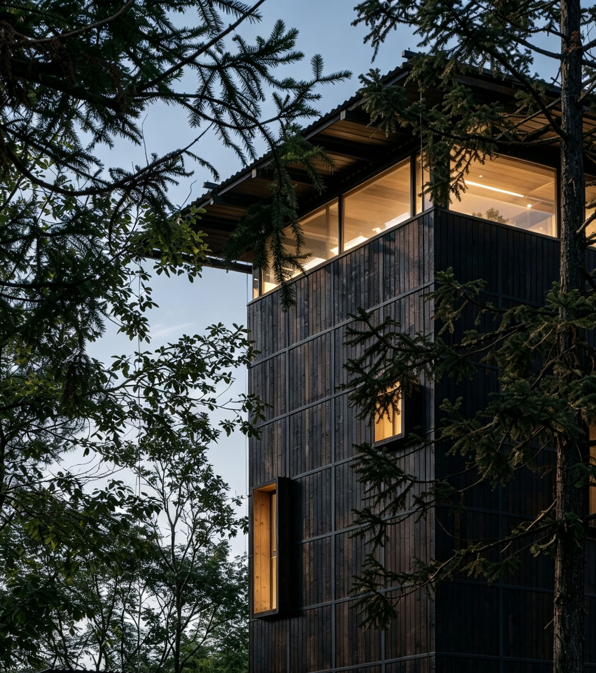 〈黄蜂岩キャンプ場ビジターセンター(Visitor Center of Huangfengyan Camping Park)〉象界設計機構(XJ DesignAgency)