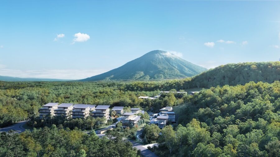 隈研吾が建築設計、インテリアデザインをアンドレ・フーが担当、北海道・ニセコにハイアットのヴィラブランド〈ONE HANAZONO VILLAS〉が進出