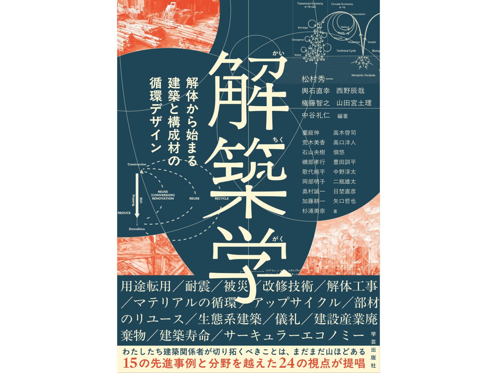 「建て築く」から「解いて築く」へ。解体と循環のデザインを紐解く新時代の教科書『解築学』が発刊