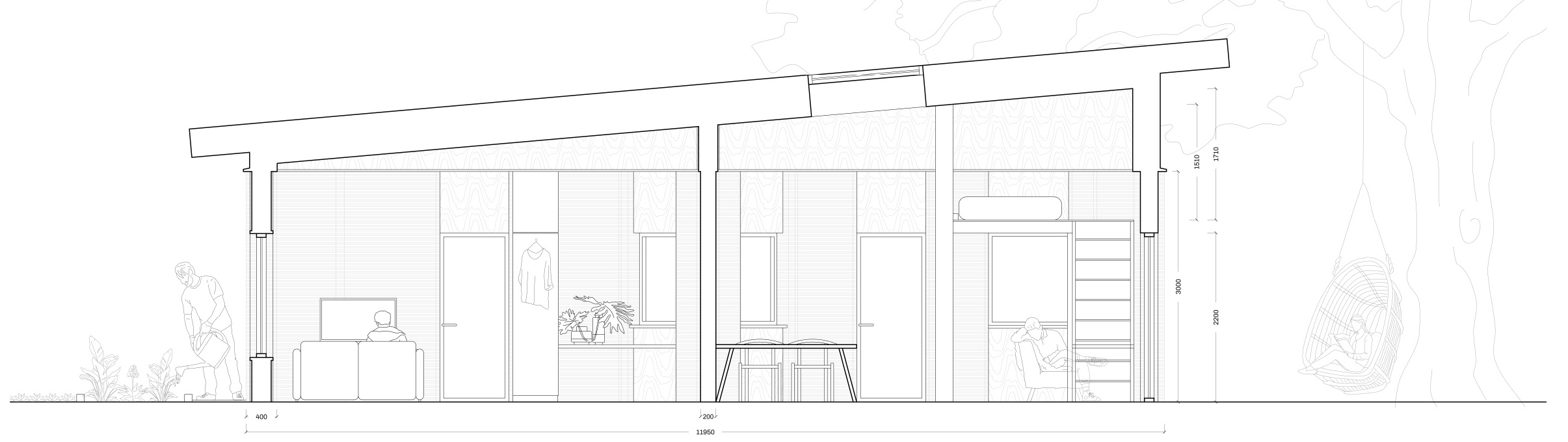 〈Skovsporet〉SAGAスペース・アーキテクツ（SAGA Space Architects）MS+