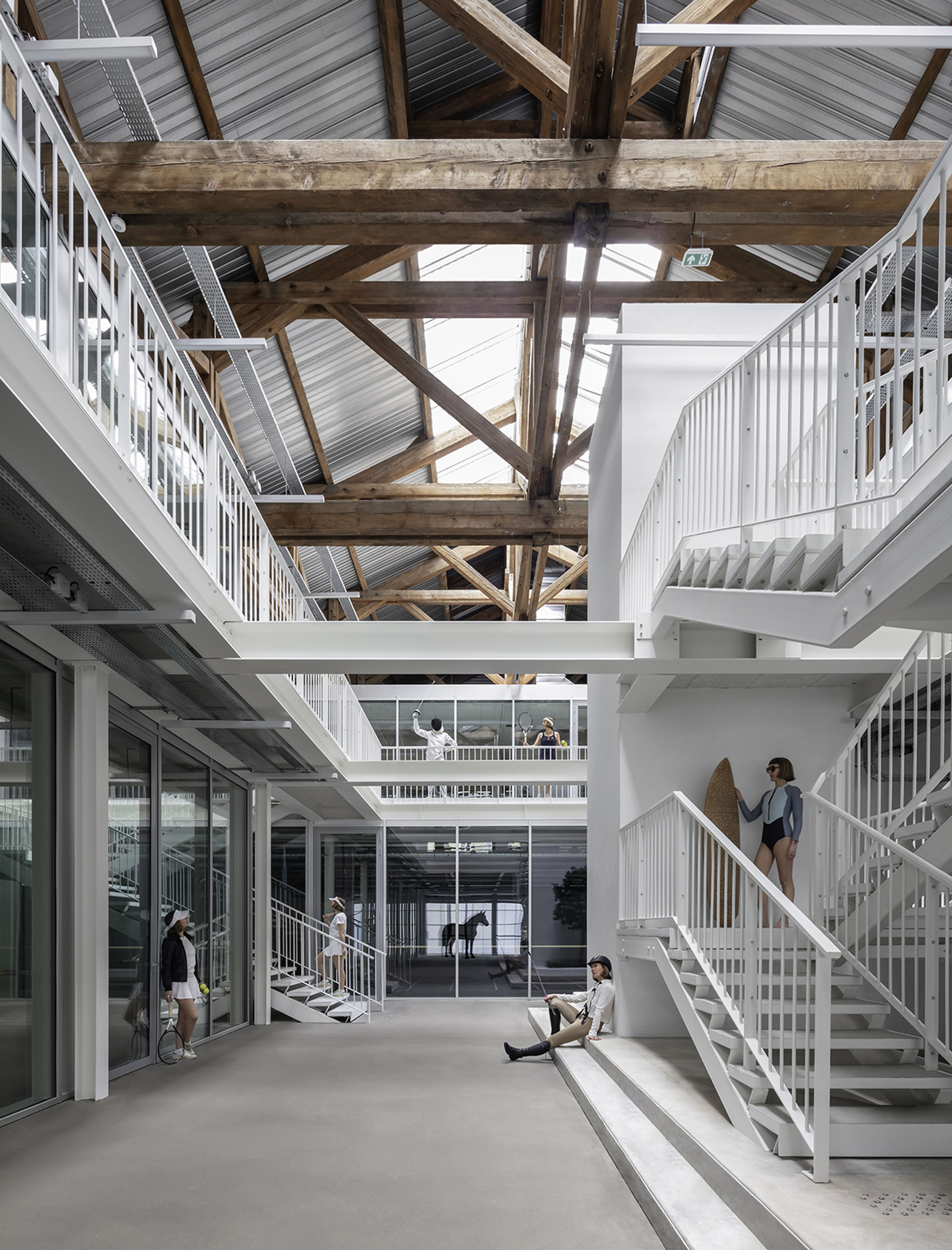 〈USMTビゾー・スポーツセンター（USMT Bizot Sports Center）〉THINK TANK architecture