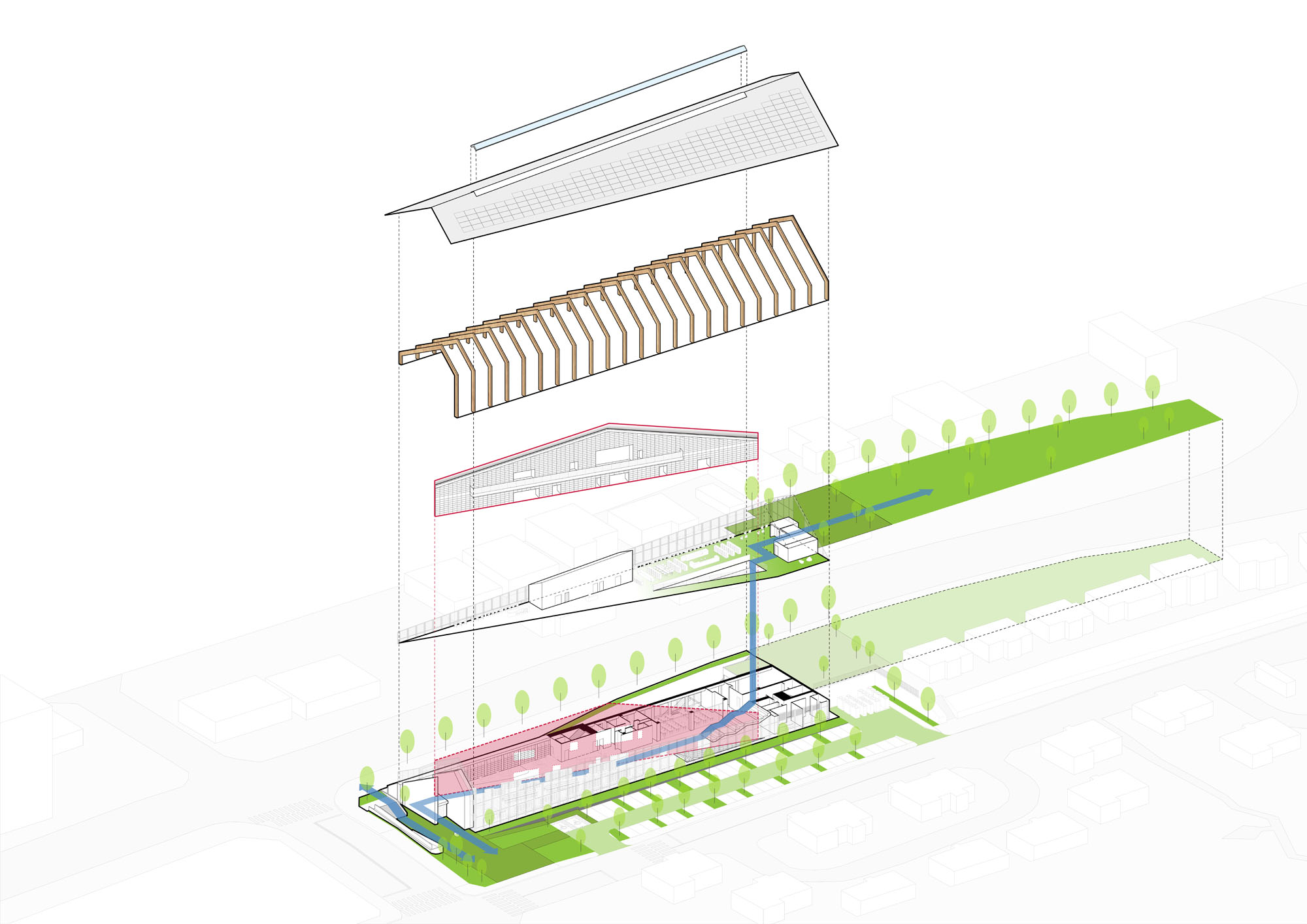 〈コチャン・ファン・ユンソク図書館 _ Under the Tree(Gochang Hwang Yunseok Library _ Under the Tree)〉ユ・ヒョンジュン+パートナーズ(Hyunjoon Yoo + Partners)