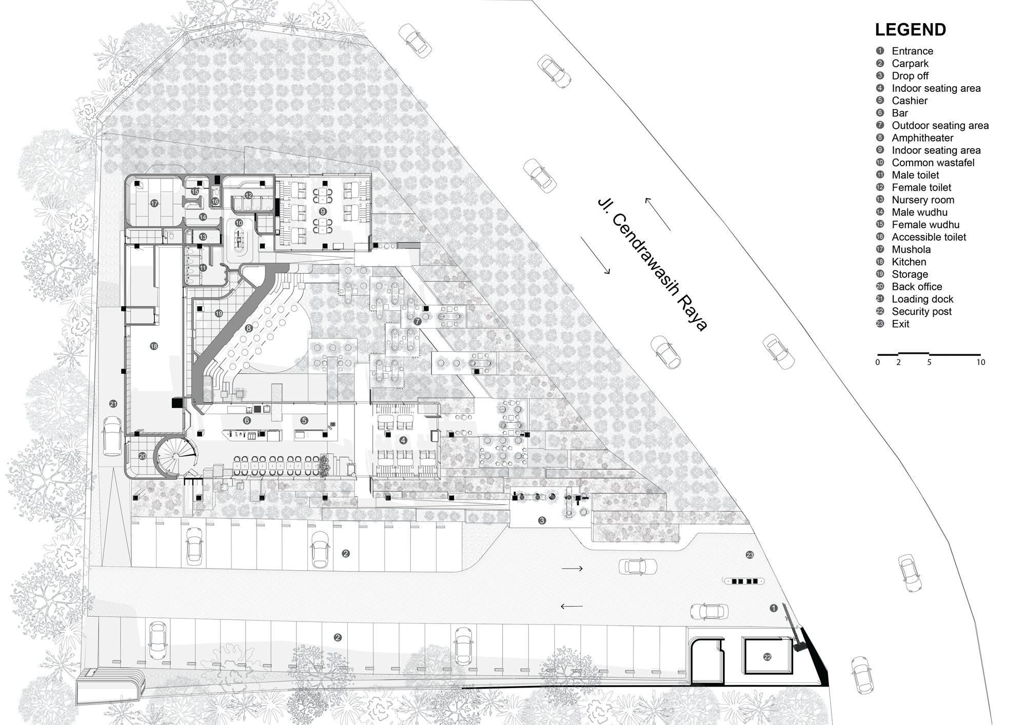 〈ミッテ・オブリーク・ガーデン(Mitte Oblique Garden)〉RAD+ar(Research Artistic Design + architecture)
