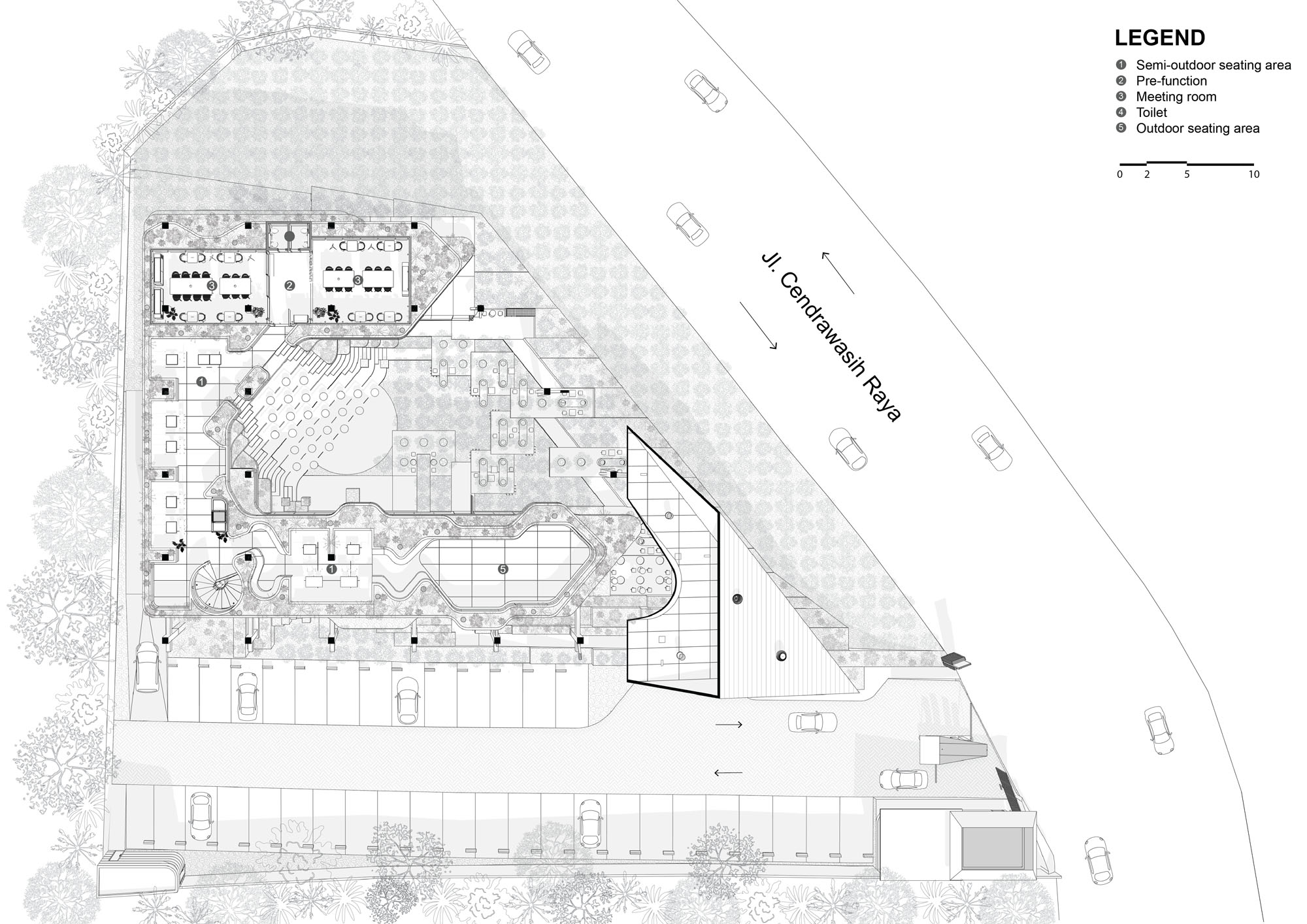 〈ミッテ・オブリーク・ガーデン(Mitte Oblique Garden)〉RAD+ar(Research Artistic Design + architecture)