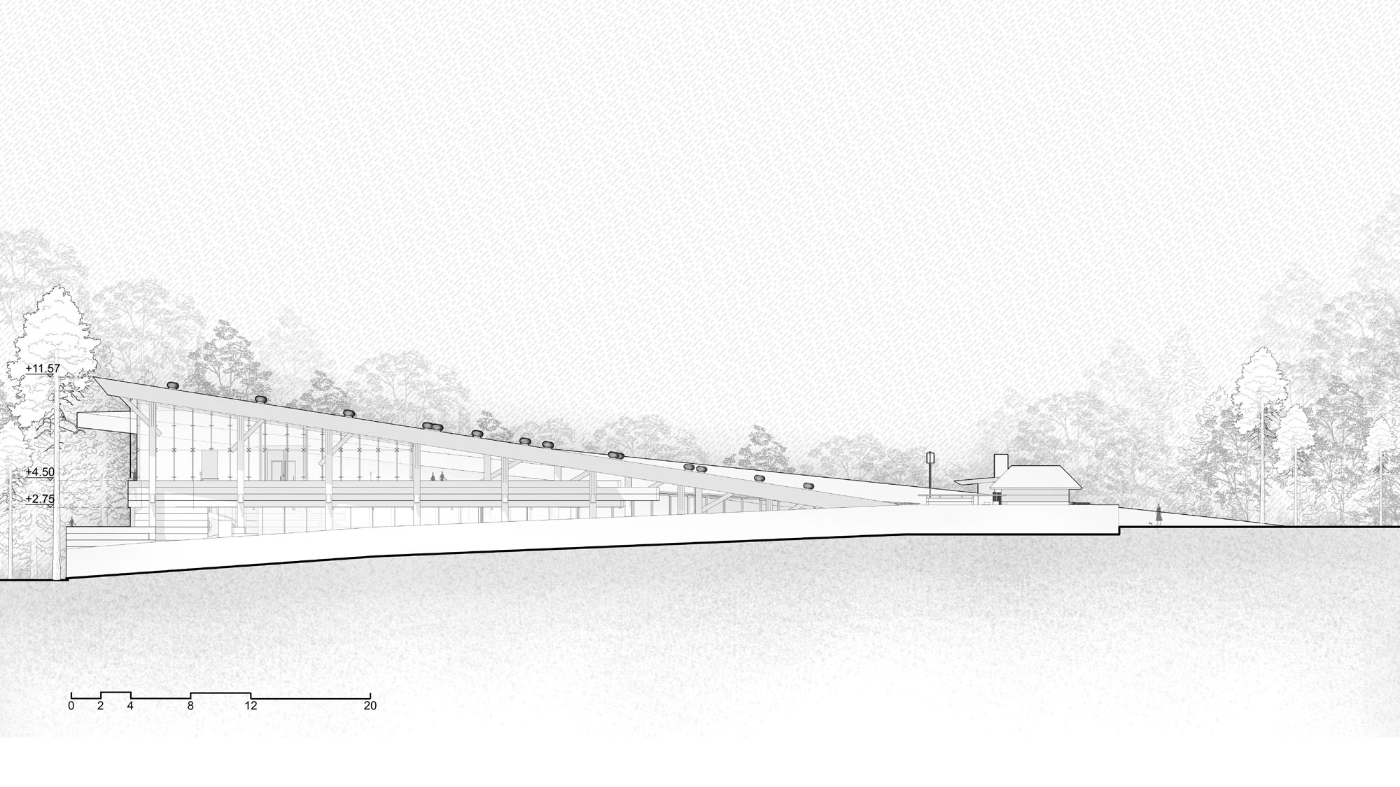 〈ミッテ・オブリーク・ガーデン(Mitte Oblique Garden)〉RAD+ar(Research Artistic Design + architecture)