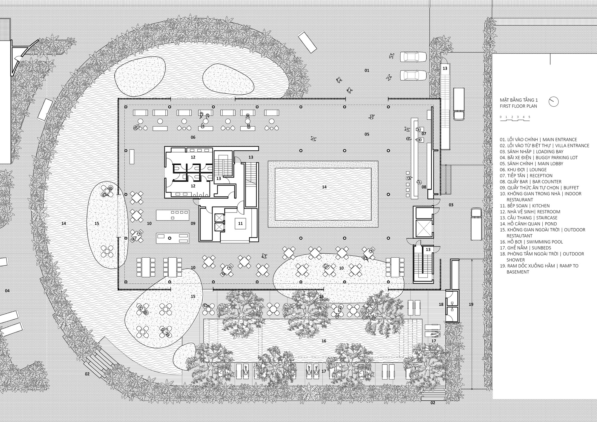 〈ウィンダム・クラブハウス(Wyndham Clubhouse)〉MIAデザインスタジオ(MIA Design Studio)