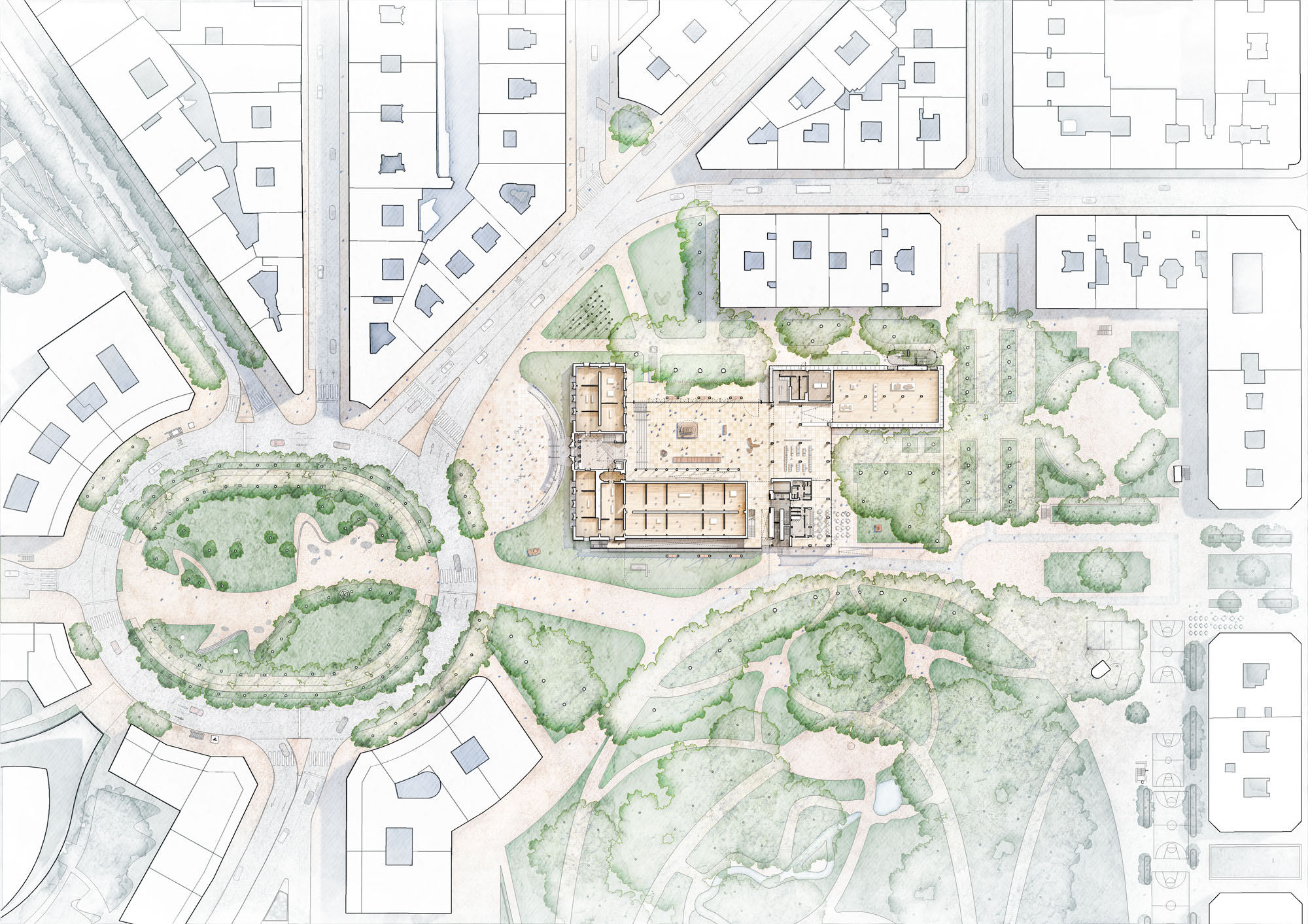 〈ビルバオ美術館(Bilbao Fine Arts Museum)〉フォスター アンド パートナーズ(Foster+Partners)