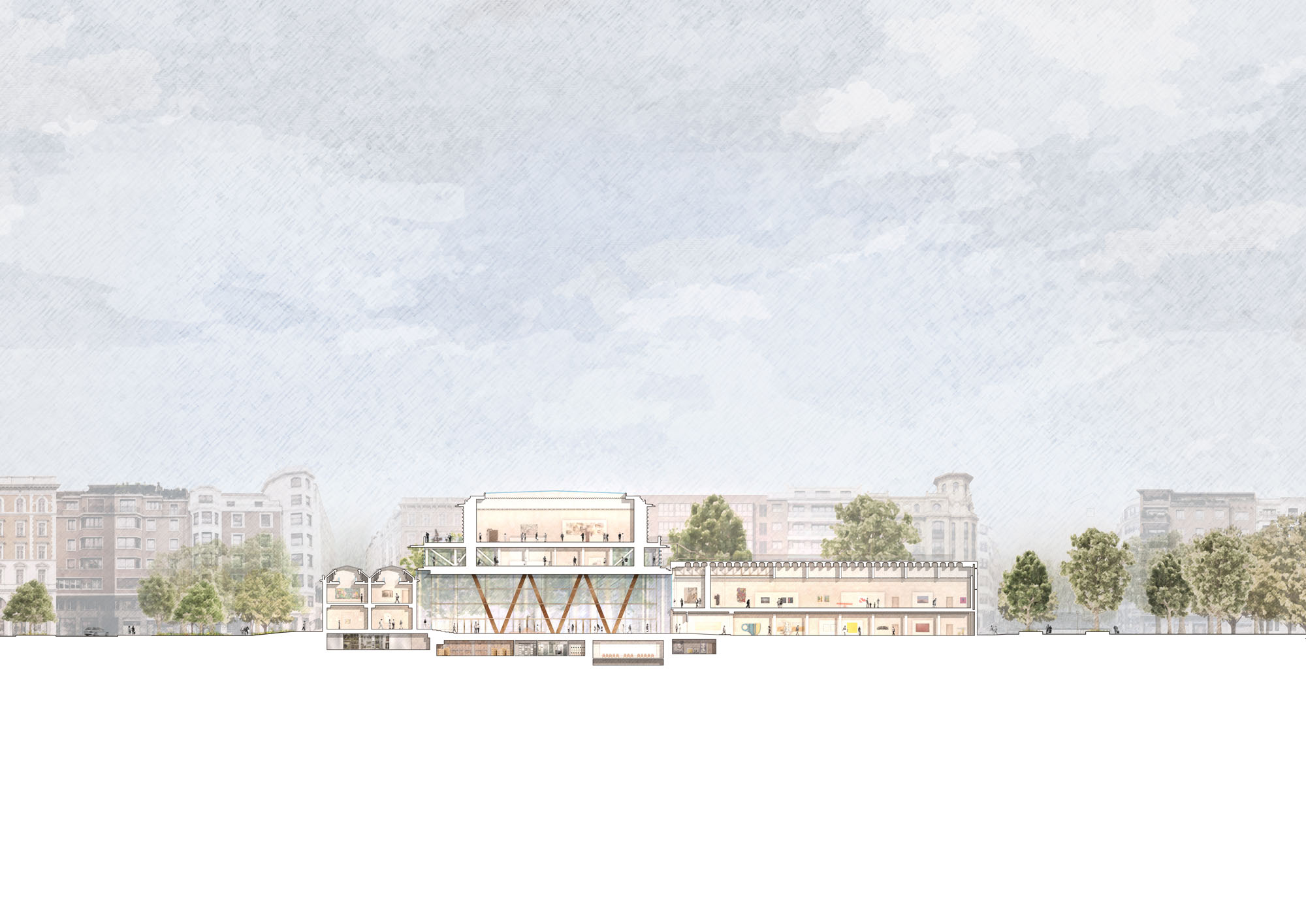 〈ビルバオ美術館(Bilbao Fine Arts Museum)〉フォスター アンド パートナーズ(Foster+Partners)