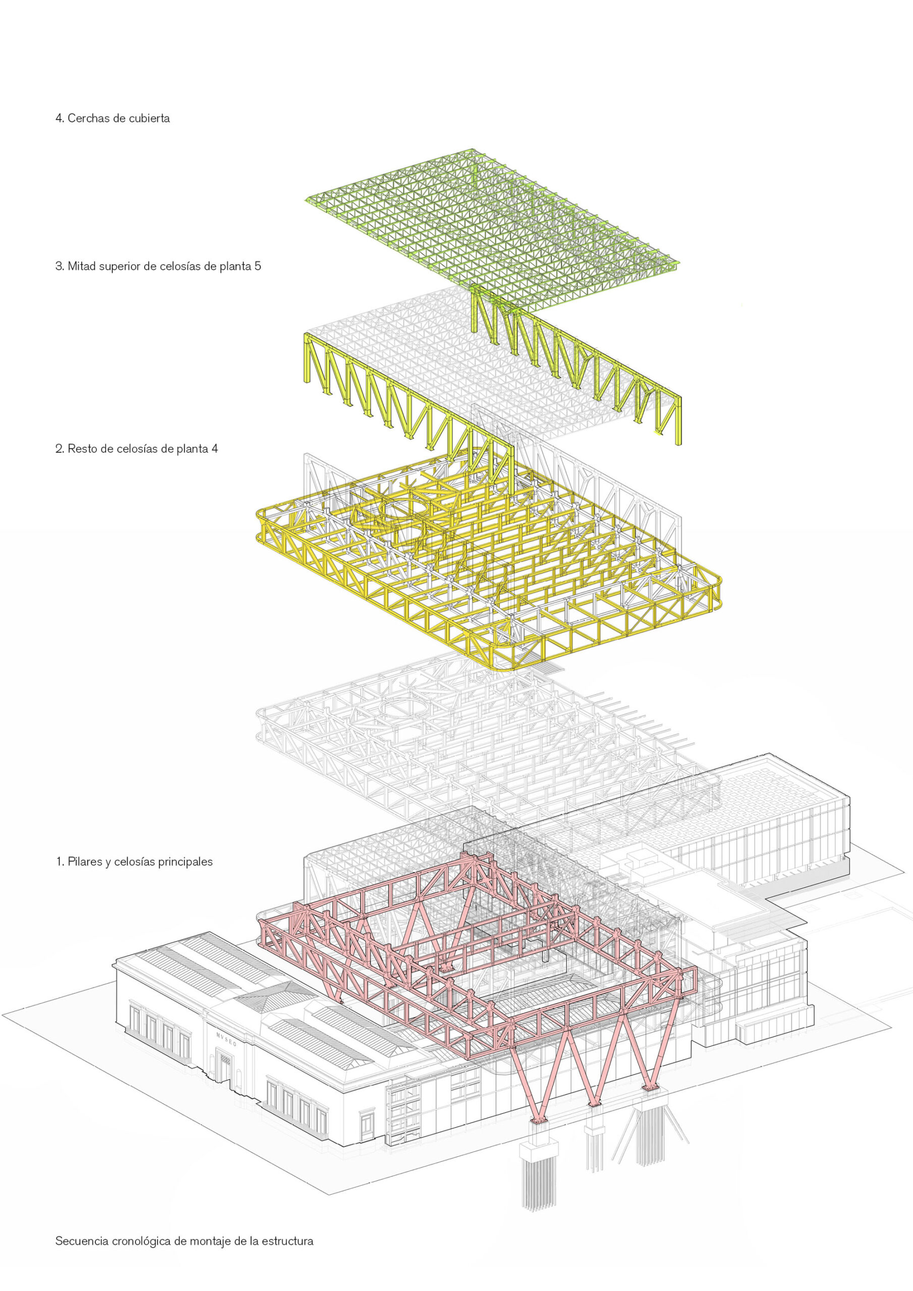 〈ビルバオ美術館(Bilbao Fine Arts Museum)〉にて、ノーマン・フォスター率いるフォスター アンド パートナーズ(Foster+Partners)