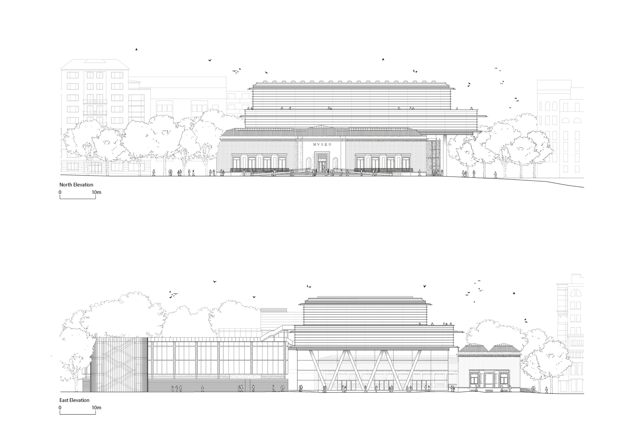 〈ビルバオ美術館(Bilbao Fine Arts Museum)〉にて、ノーマン・フォスター率いるフォスター アンド パートナーズ(Foster+Partners)