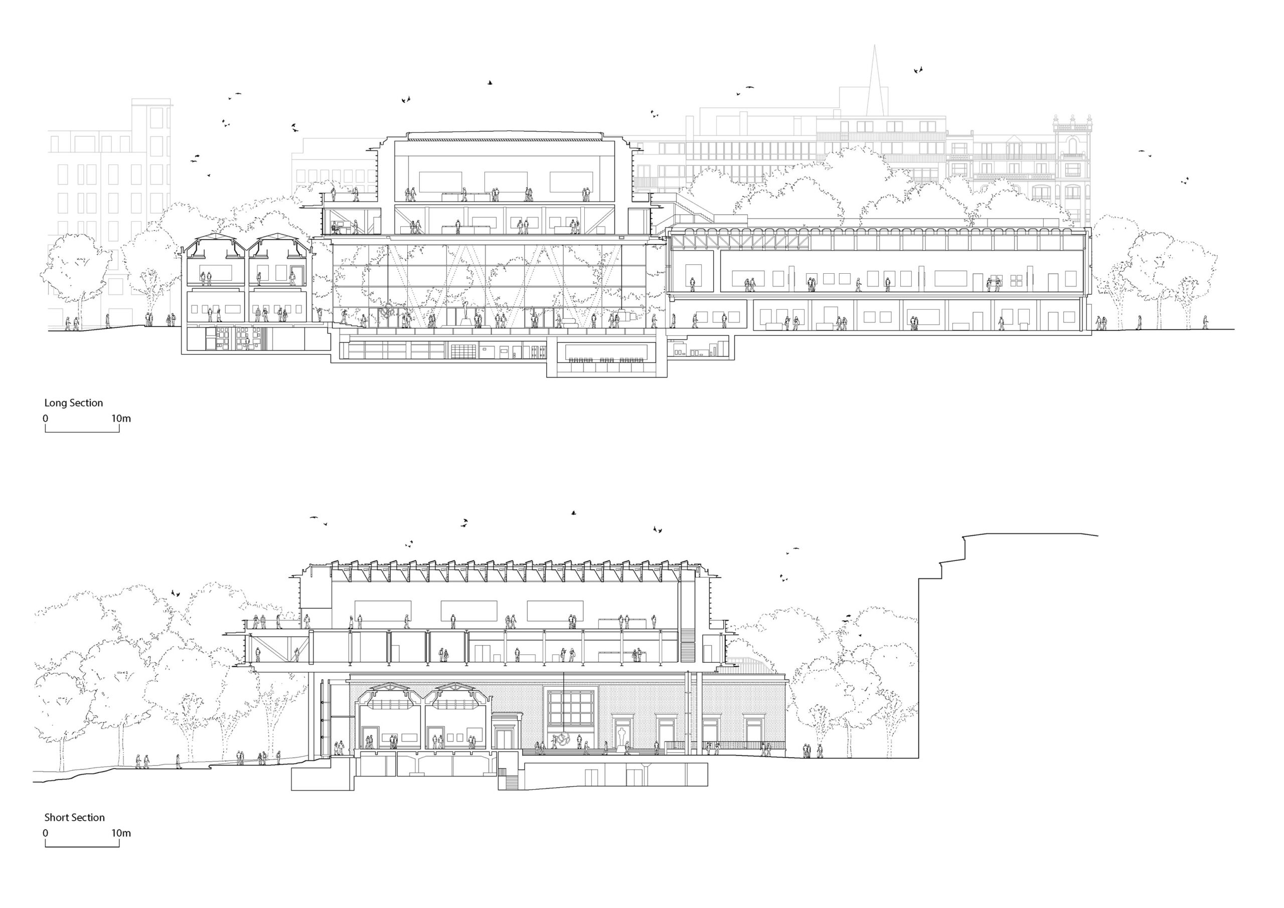 〈ビルバオ美術館(Bilbao Fine Arts Museum)〉にて、ノーマン・フォスター率いるフォスター アンド パートナーズ(Foster+Partners)