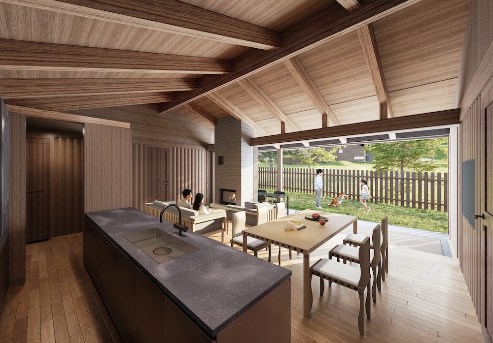 〈ヴィラプリンス軽井沢 東の杜〉完成イメージ