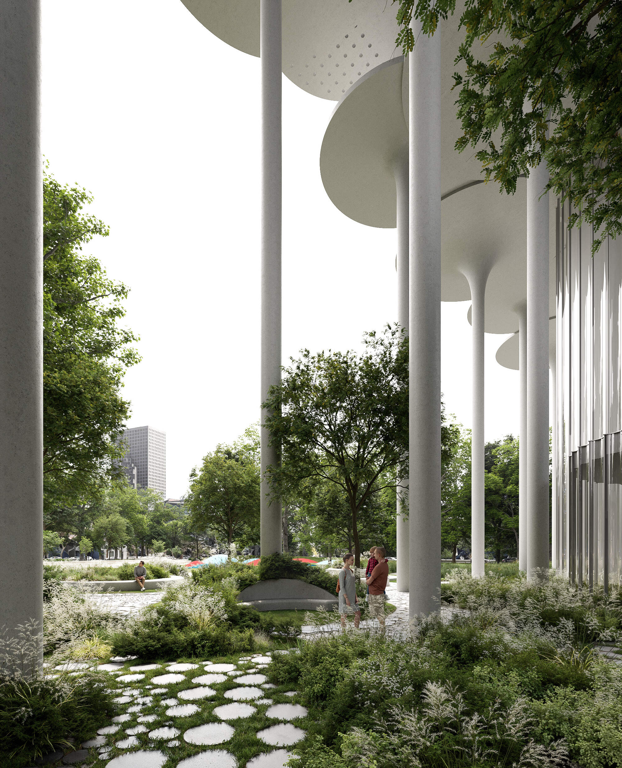 〈ティラナ・ファウンテン・プラザ（Tirana Fountain Plaza）〉、ビャルケ・インゲルス（Bjarke Ingels）、BIG（Bjarke Ingels Group）