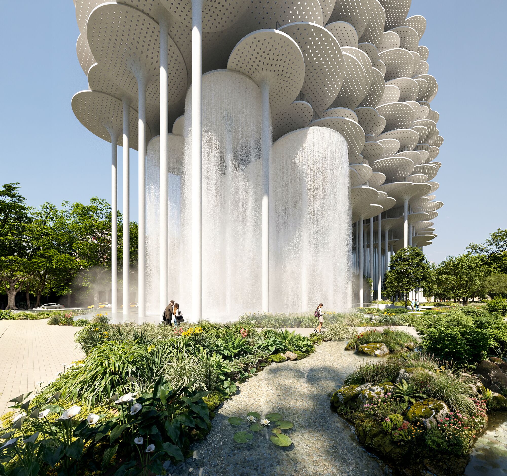 〈ティラナ・ファウンテン・プラザ（Tirana Fountain Plaza）〉、ビャルケ・インゲルス（Bjarke Ingels）、BIG（Bjarke Ingels Group）