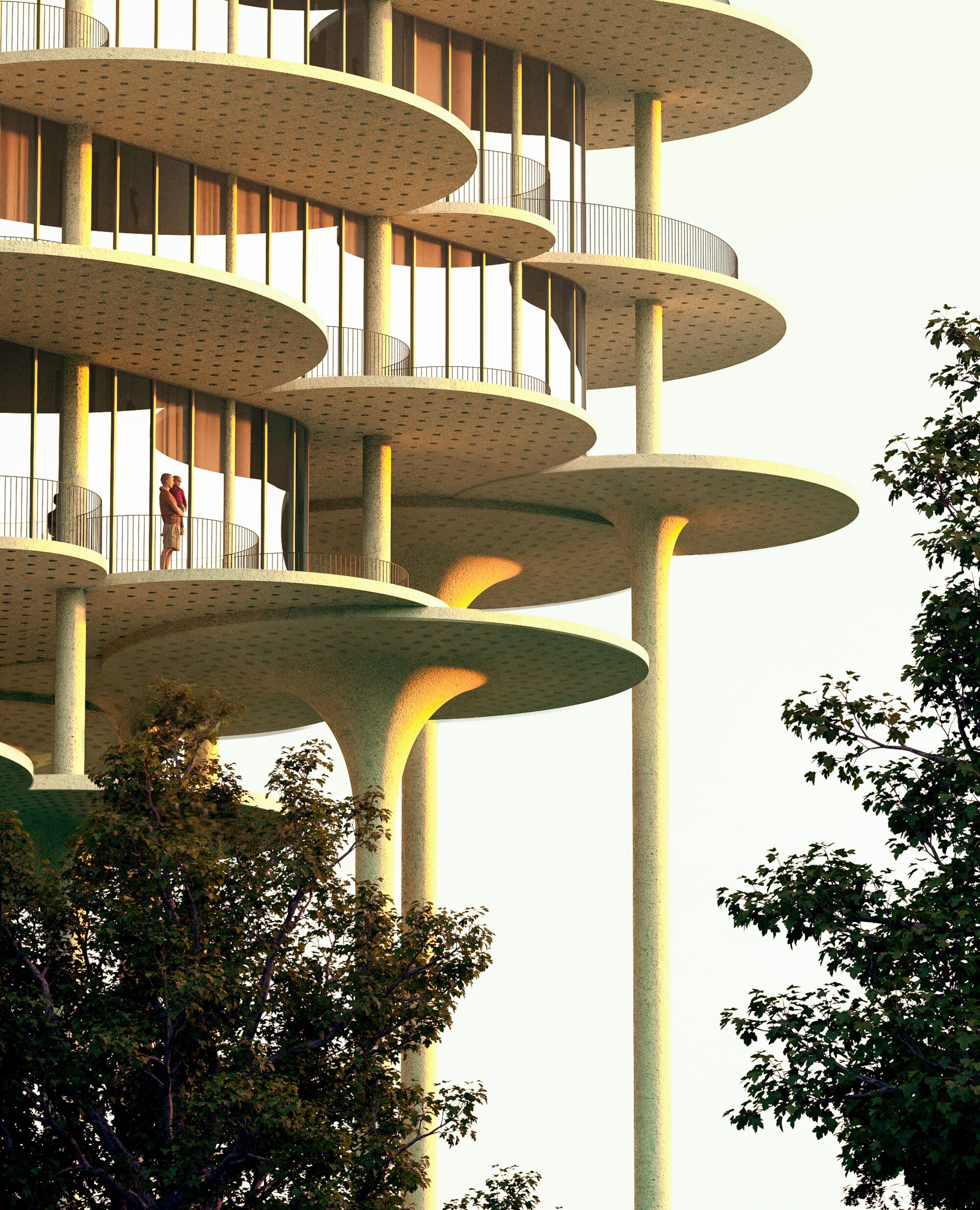 〈ティラナ・ファウンテン・プラザ（Tirana Fountain Plaza）〉、ビャルケ・インゲルス（Bjarke Ingels）、BIG（Bjarke Ingels Group）