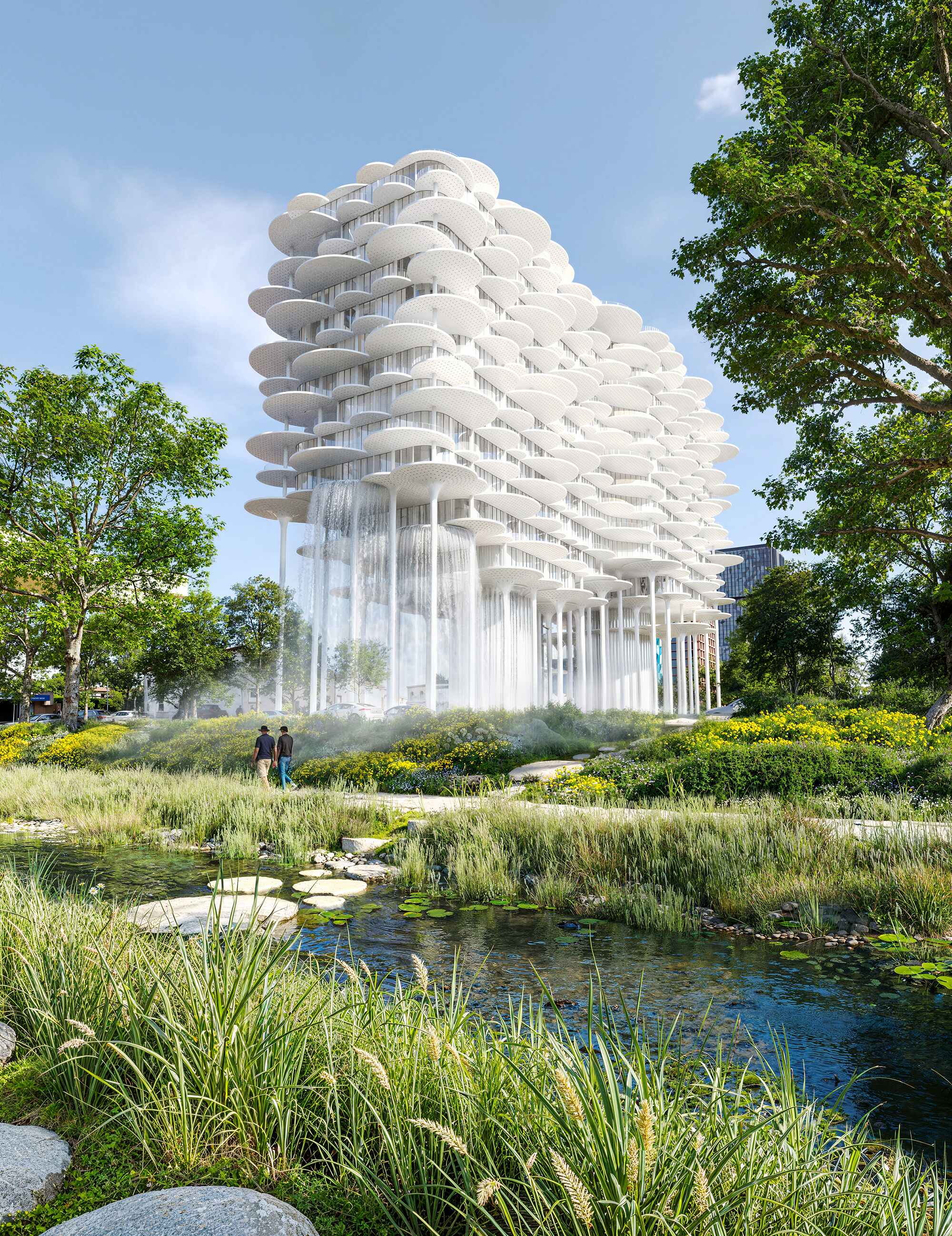 〈ティラナ・ファウンテン・プラザ（Tirana Fountain Plaza）〉、ビャルケ・インゲルス（Bjarke Ingels）、BIG（Bjarke Ingels Group）